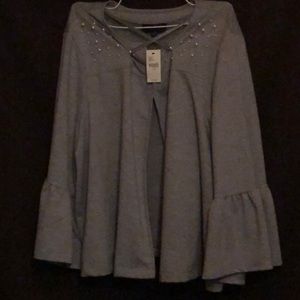 I am selling a grey cardigan